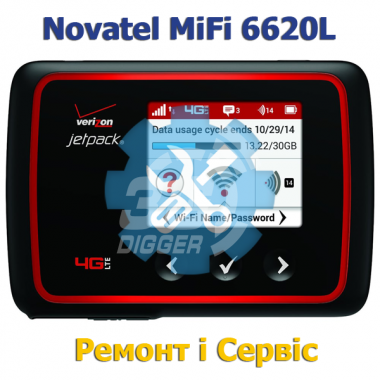 Ремонт 3G/4G роутера Novatel MiFi 6620L