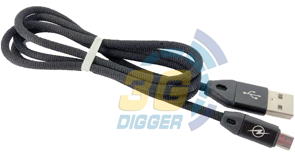 Кабель micro-USB Voltex 2A Nylon V20 Black