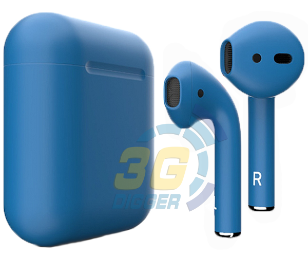 Наушники Apple AirPods Blue с матовым покрытием