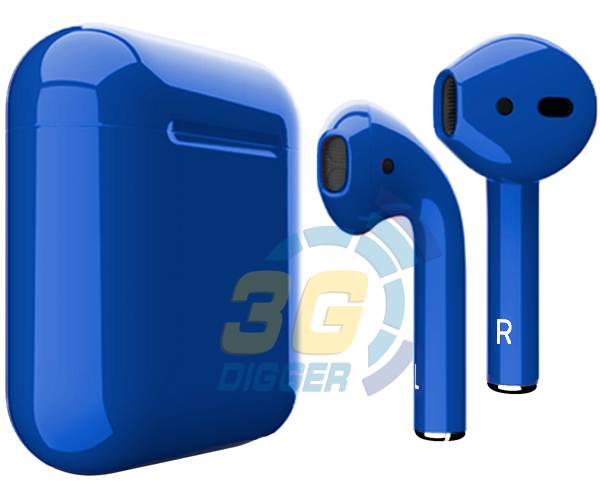 Наушники Apple AirPods Dark Blue с глянцевым покрытием