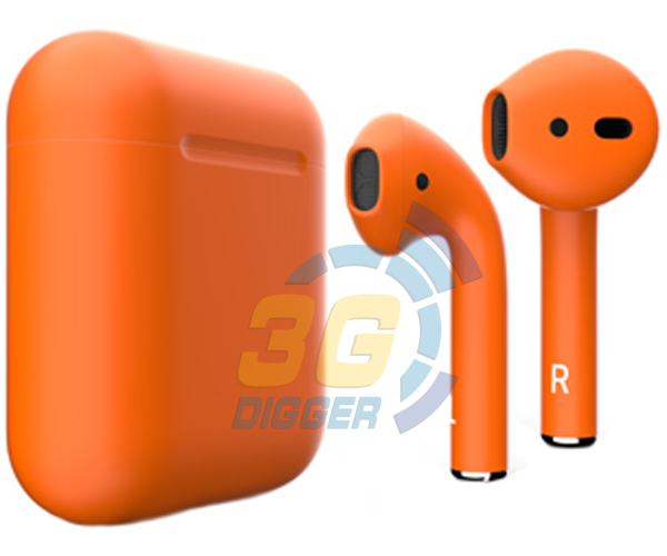 Наушники Apple AirPods Orange с матовым покрытием