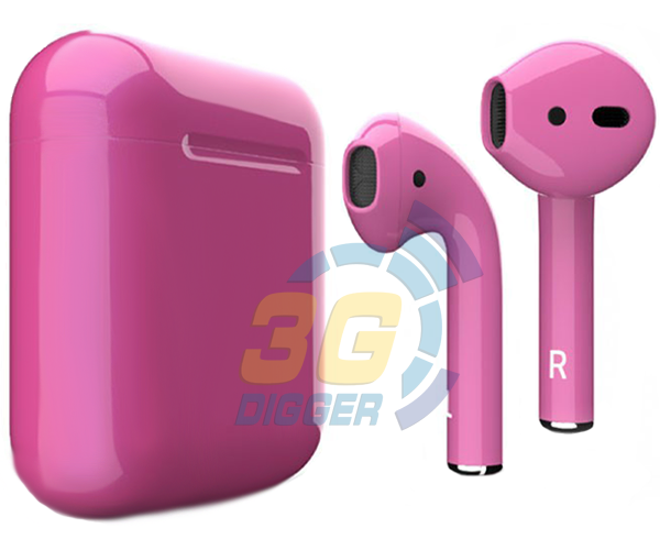 Наушники Apple AirPods Pink с глянцевым покрытием